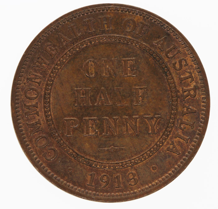 Australia 1913 Halfpenny, C... image