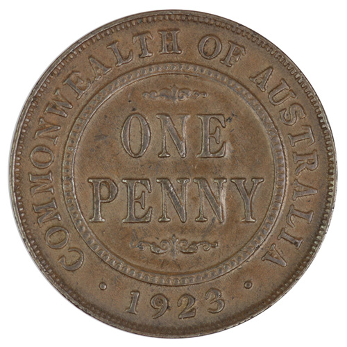 Australia 1923 Penny, about... image