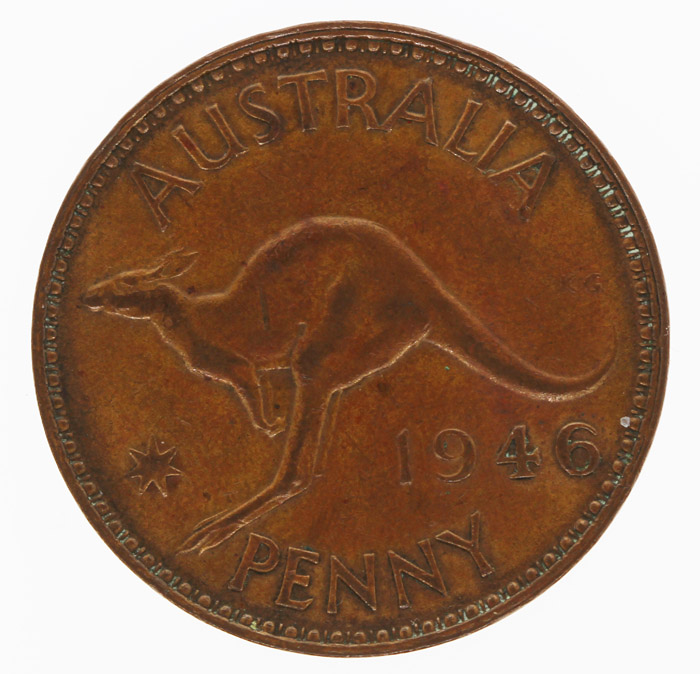 Australia 1946 Penny, good ... image