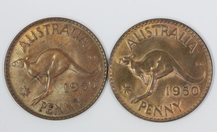 Australia 1950 (M) & 1950 Y... image