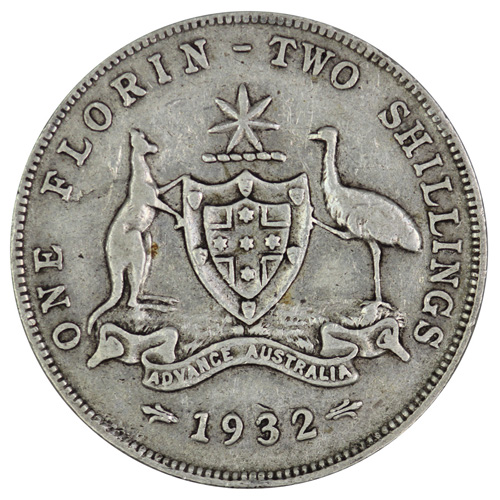 Australia 1932 Florin, abou... image