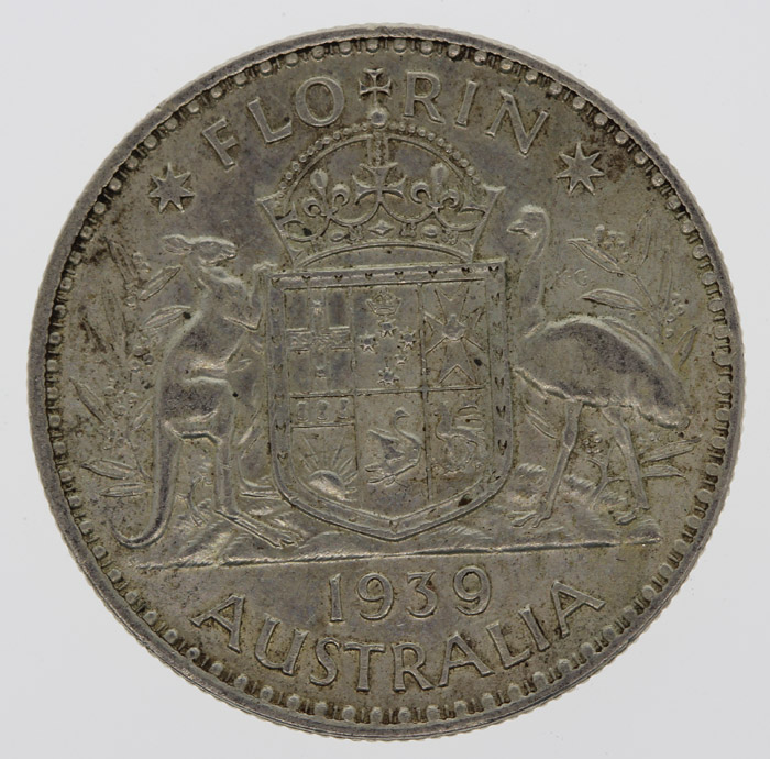 Australia 1939 Florin, abou... image