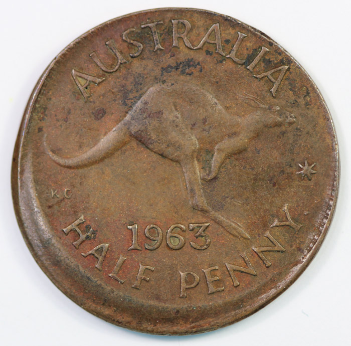 Australia 1963 Mis-strike H... image