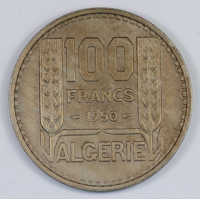 Algeria 1950 100 Francs, To... image