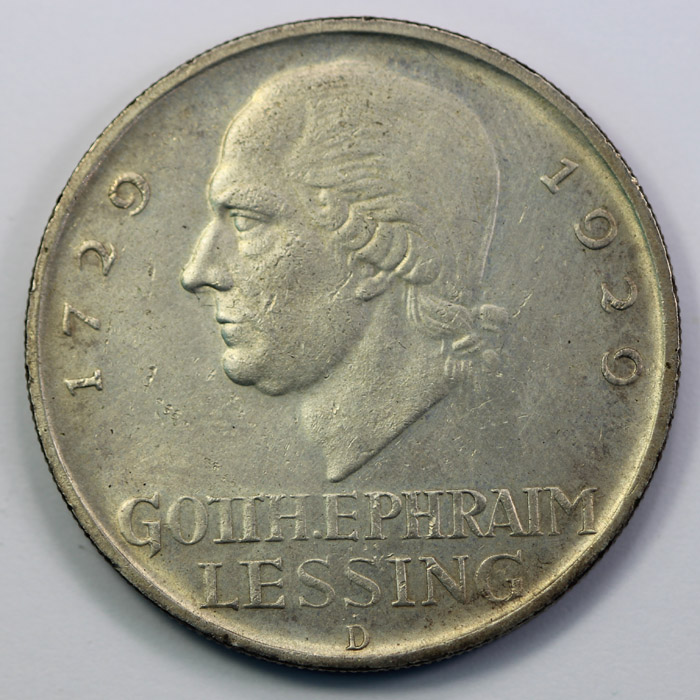 Germany 1929 D 5 Reichmark,... image