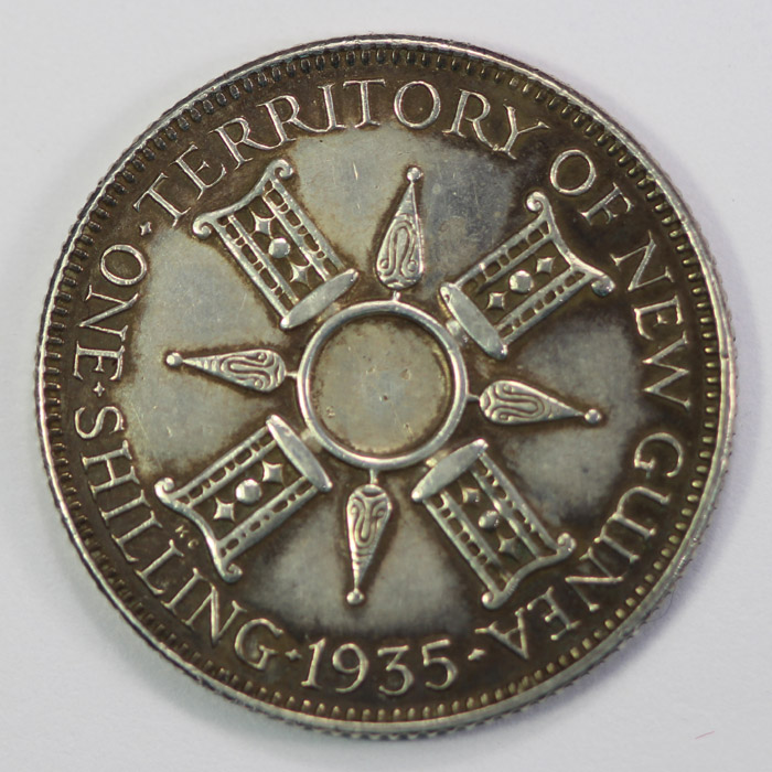 New Guinea 1935 'Unholed' S... image