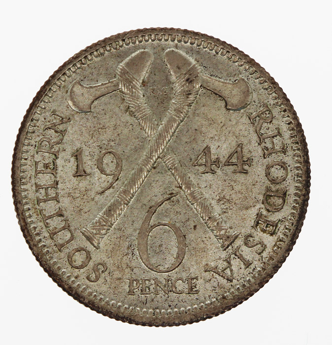 Southern Rhodesia 1944 Sixp... image