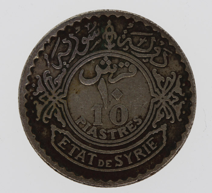 Syria 1929 10 Piastres, Ton... image