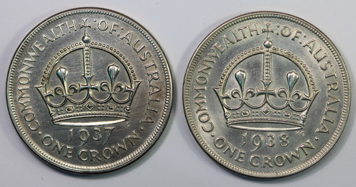 Australia 1937 & 1938 Silve... image