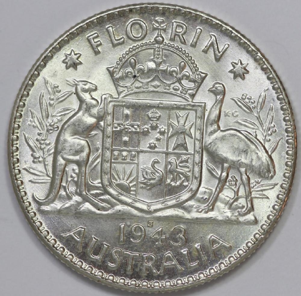 Australia. 1943 S Florin, n... image