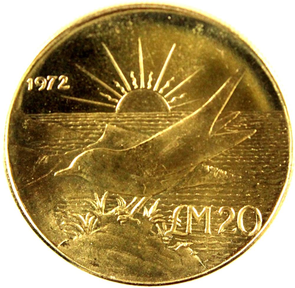 Malta. 1972 Gold (0.916) £2... image