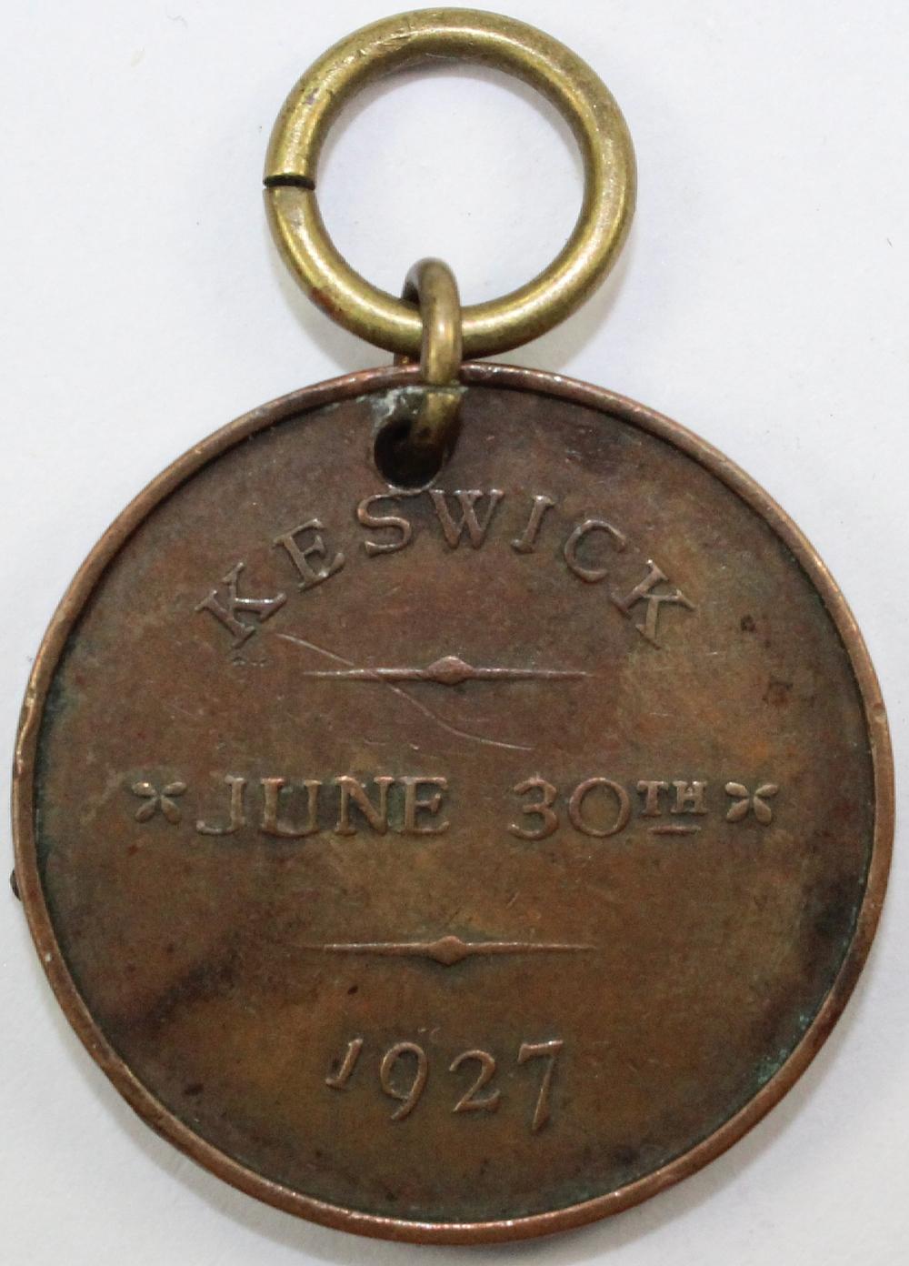 Great Britain. 1927 Medalet... image