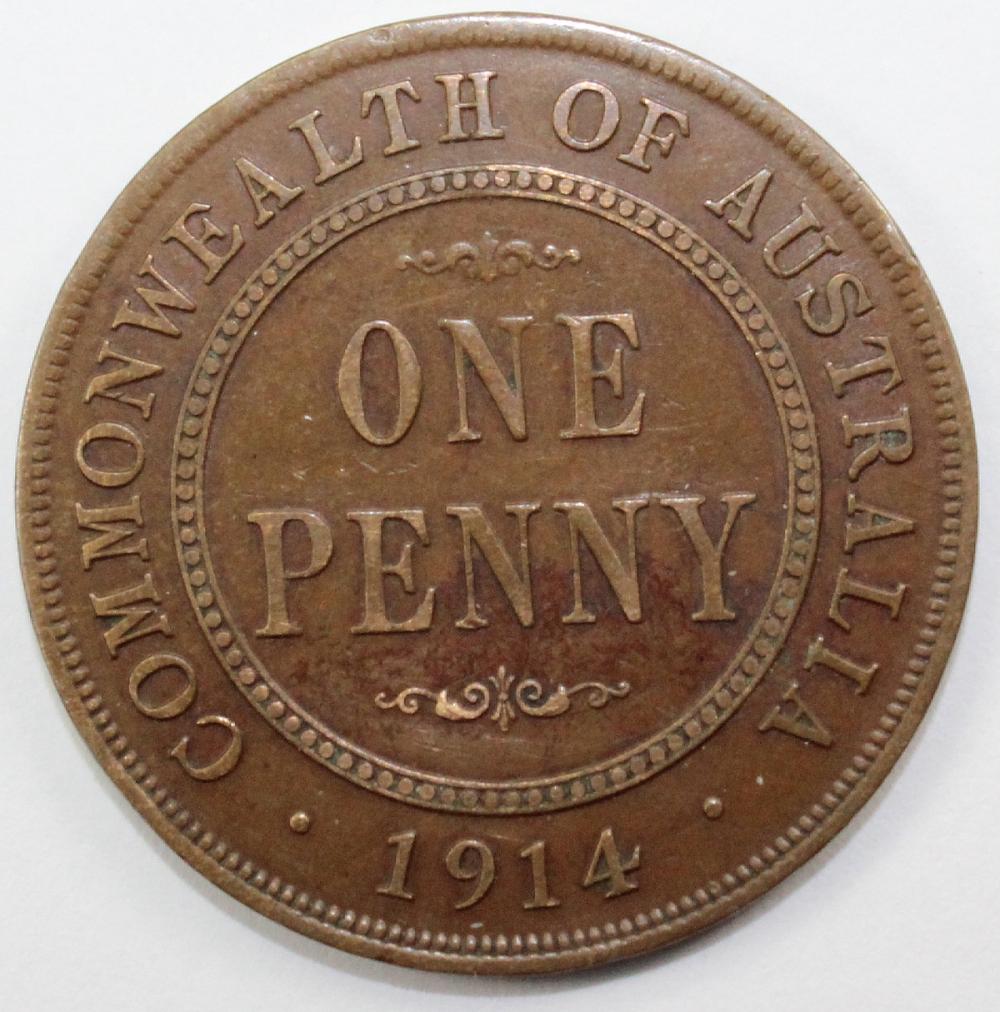 Australia. 1914 Penny, good... image