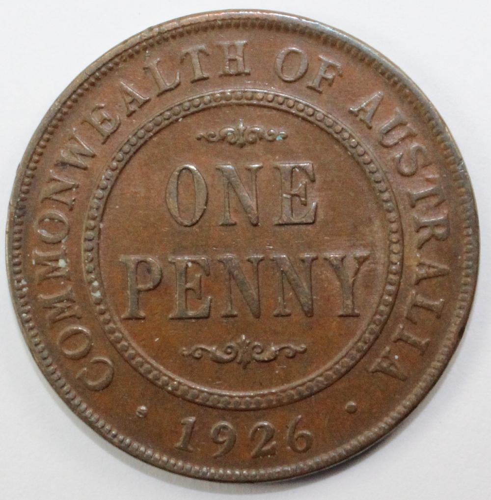 Australia. 1926 Penny, Extr... image