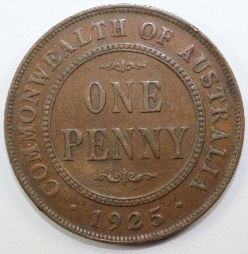 Australia. 1925 Penny, good... image