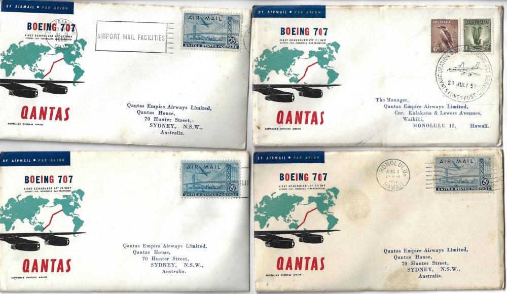 'QANTAS' 1959 First Day Cov... image