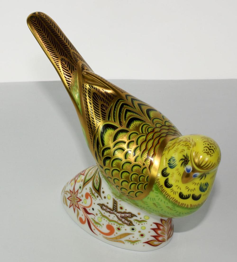 Royal Crown Derby Green Bud... image