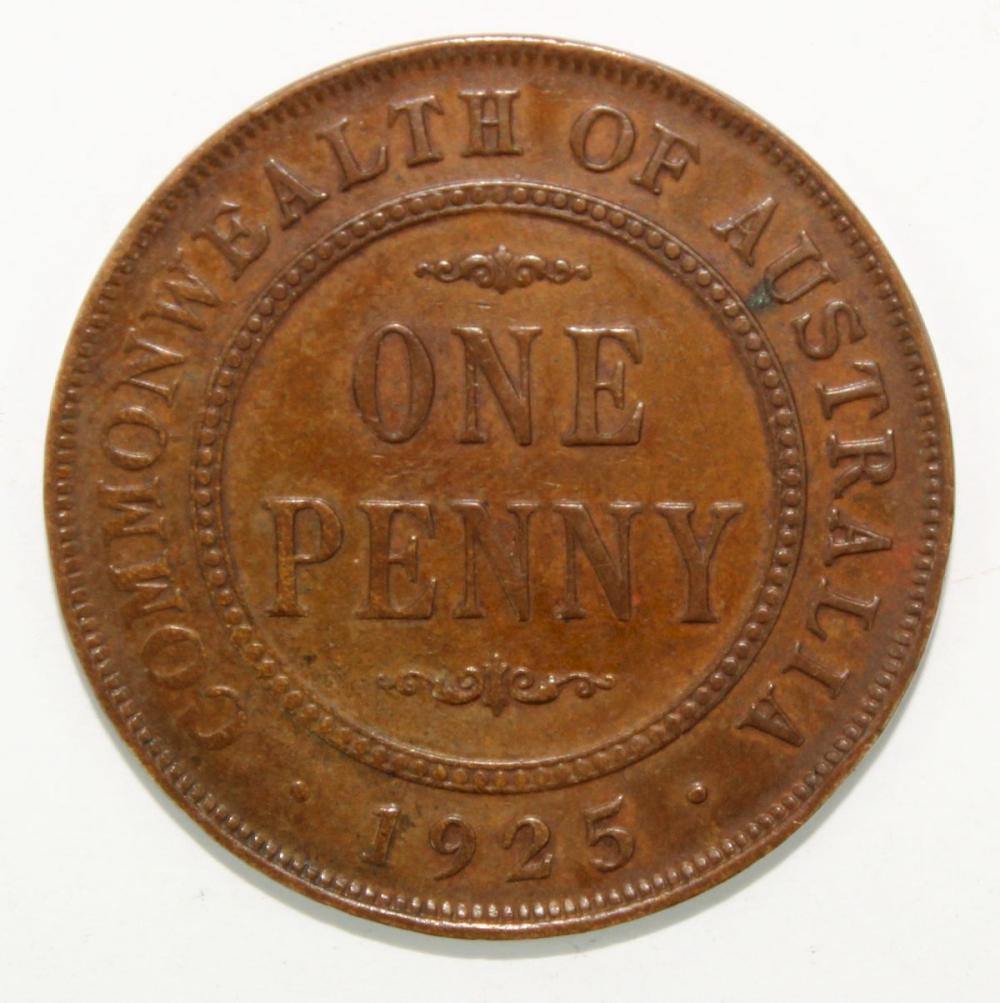 Australia 1925 Penny, about... image