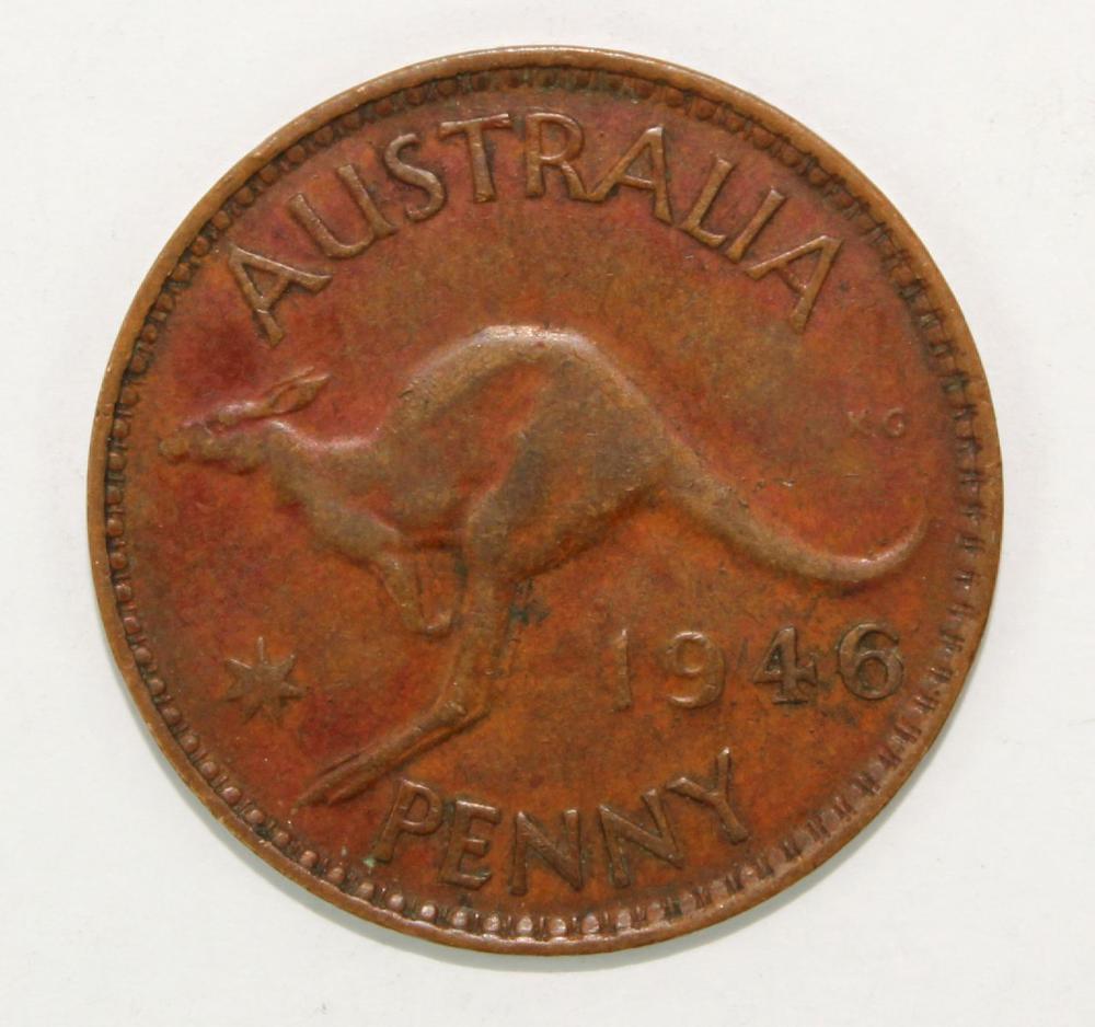 Australia 1946 Penny, Very ... image