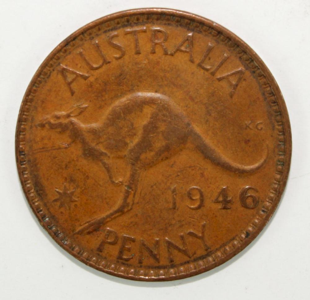 Australia 1946 Penny, Very ... image