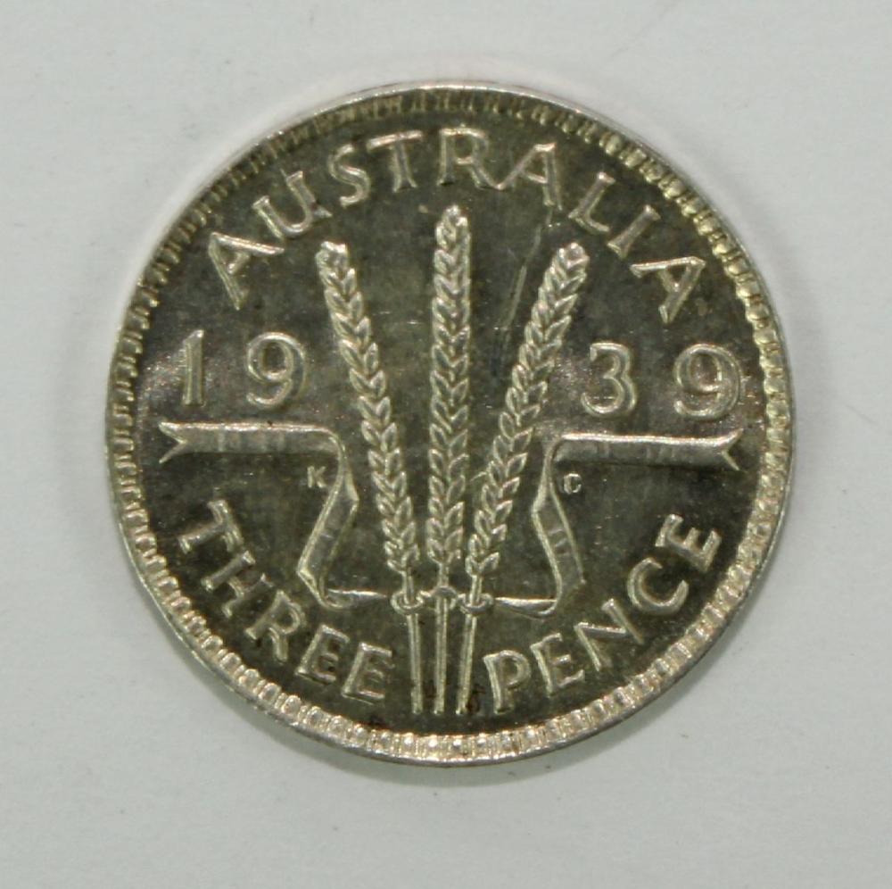 Australia 1939 Threepence, ... image