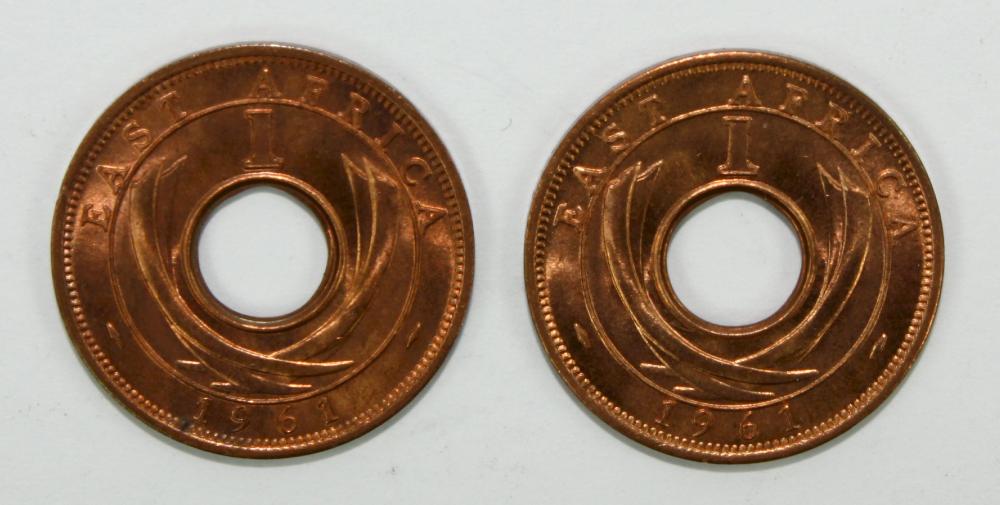 East Africa (L) 1961 Cent &... image