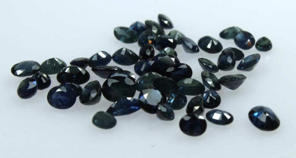 Fifty Faceted Blue Sapphire... image