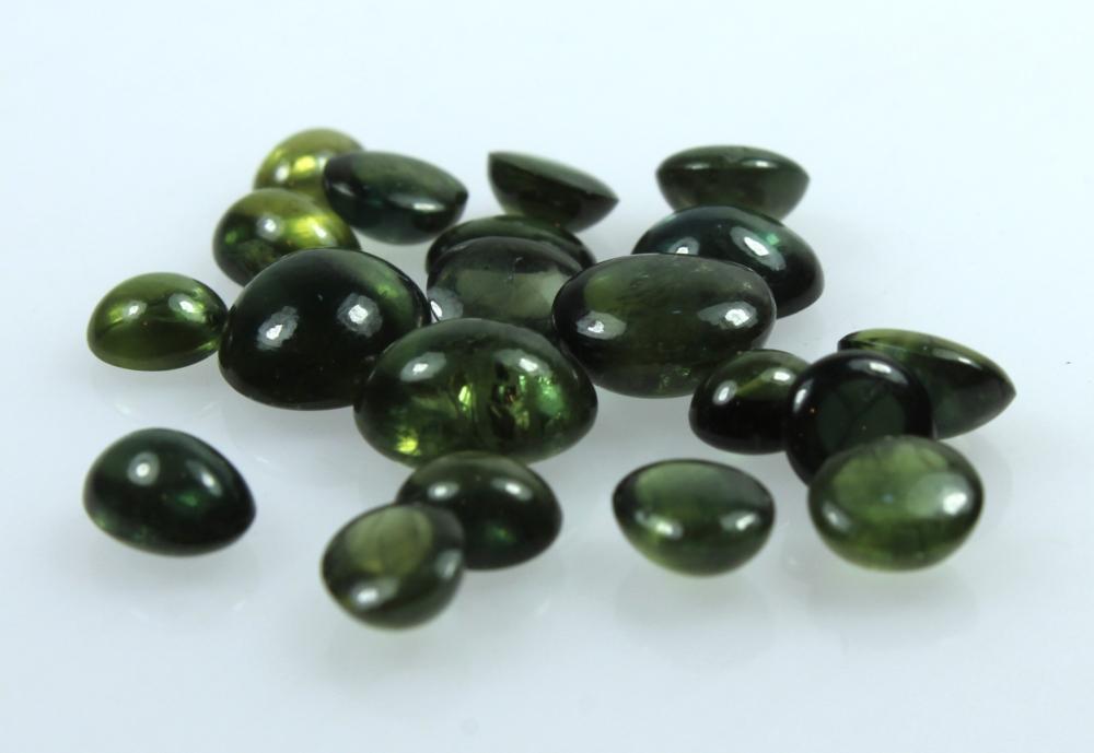 Twenty Green Cabochon Sapph... image