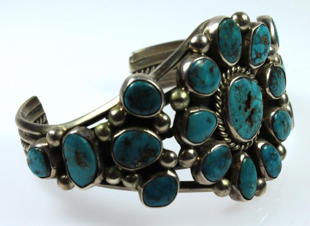 Navajo Turquoise Bracelet i... image