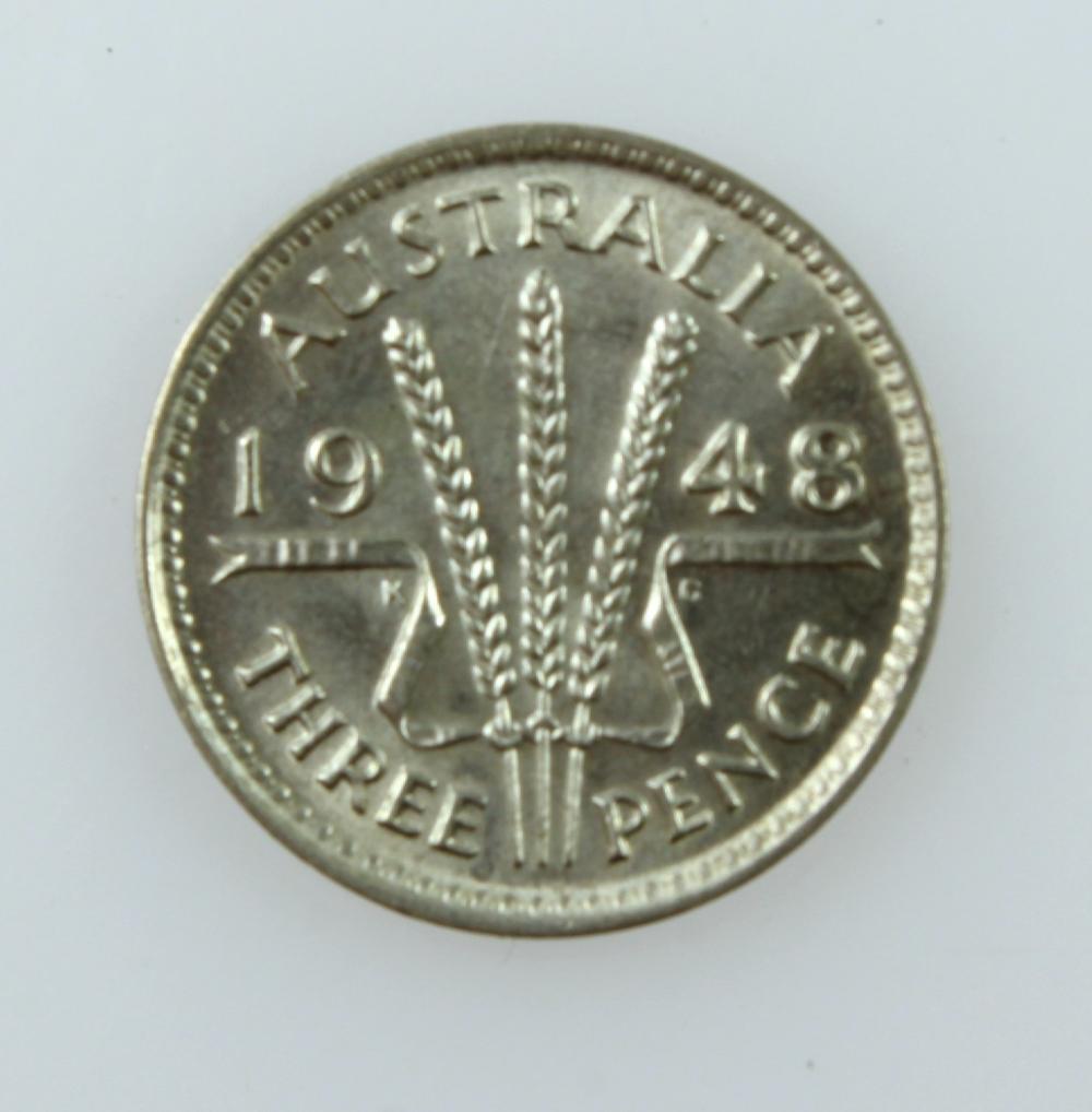 Australia 1948 Threepence, ... image