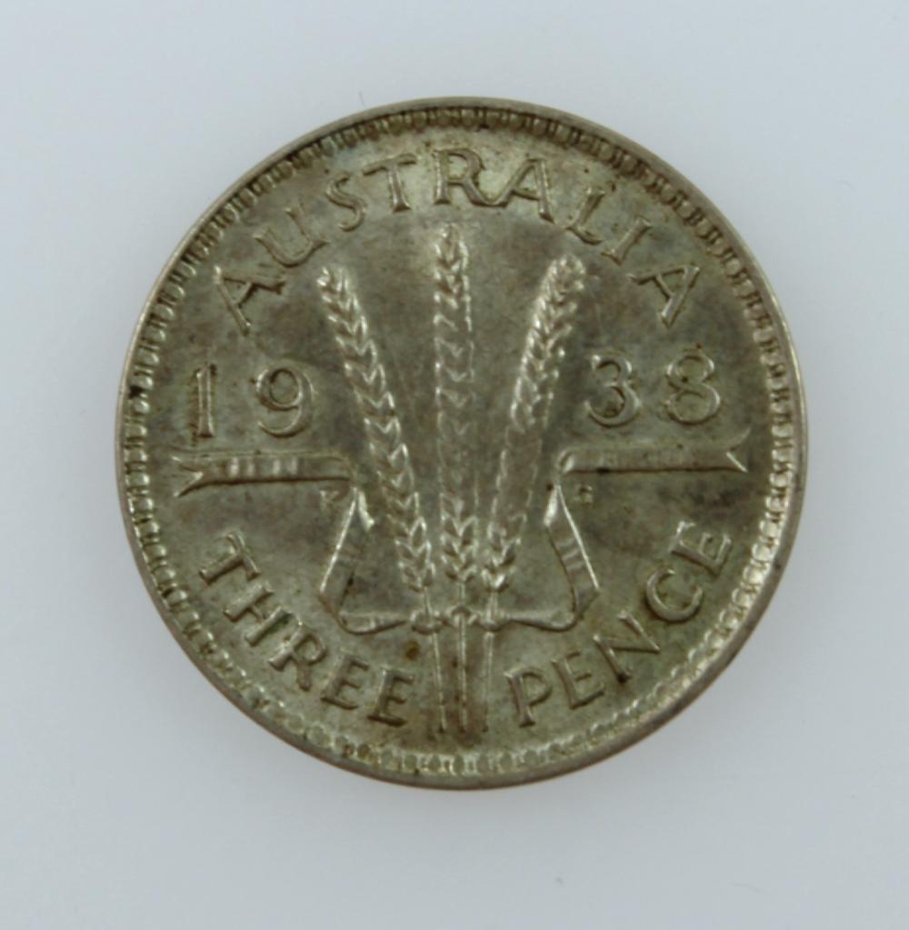 Australia 1938 Threepence, ... image