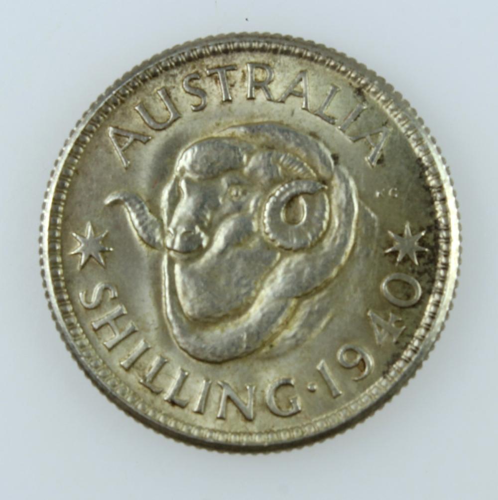 Australia 1940 Shilling, Ch... image