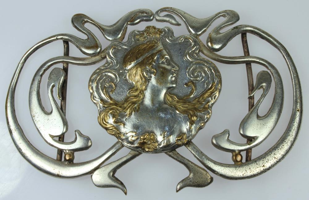 Art Nouveau Belt Buckle in ... image