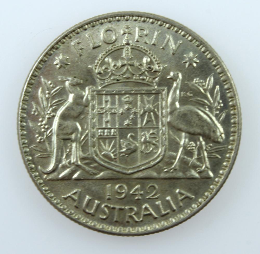 Australia 1942 (M) Florin, ... image