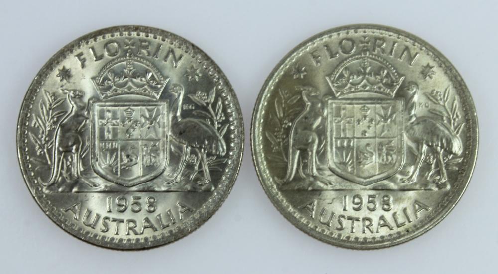 Australia 1958 Florins, Cho... image