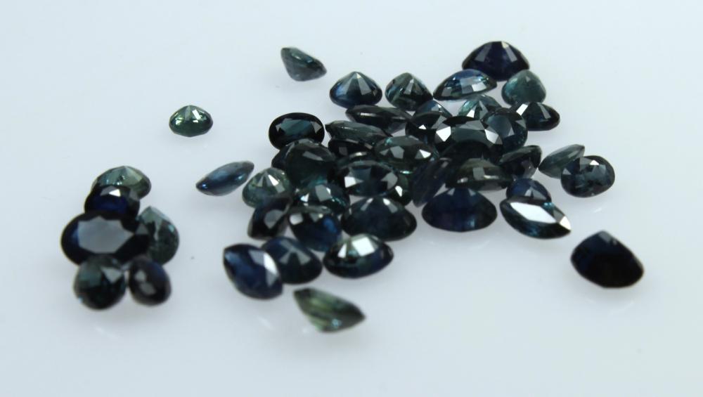 Fifty Faceted Blue Sapphire... image