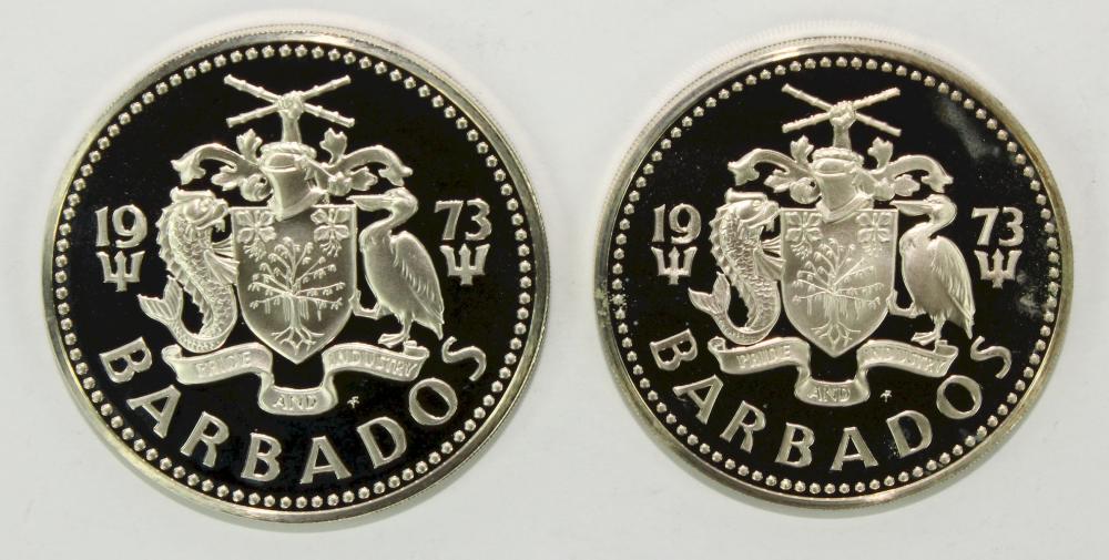 Barbados 1973 Silver (800) ... image