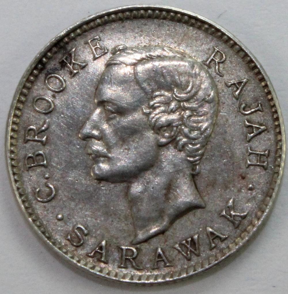 Sarawak 1911 H Silver Five ... image