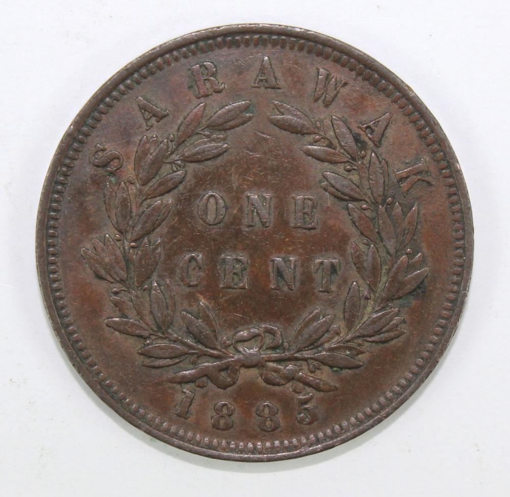 Sarawak 1885 Cent, about Un... image