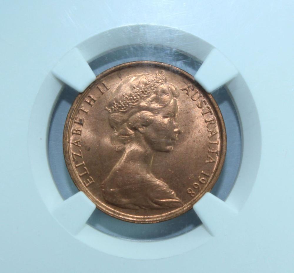 Australia 1968 Two Cent, NG... image