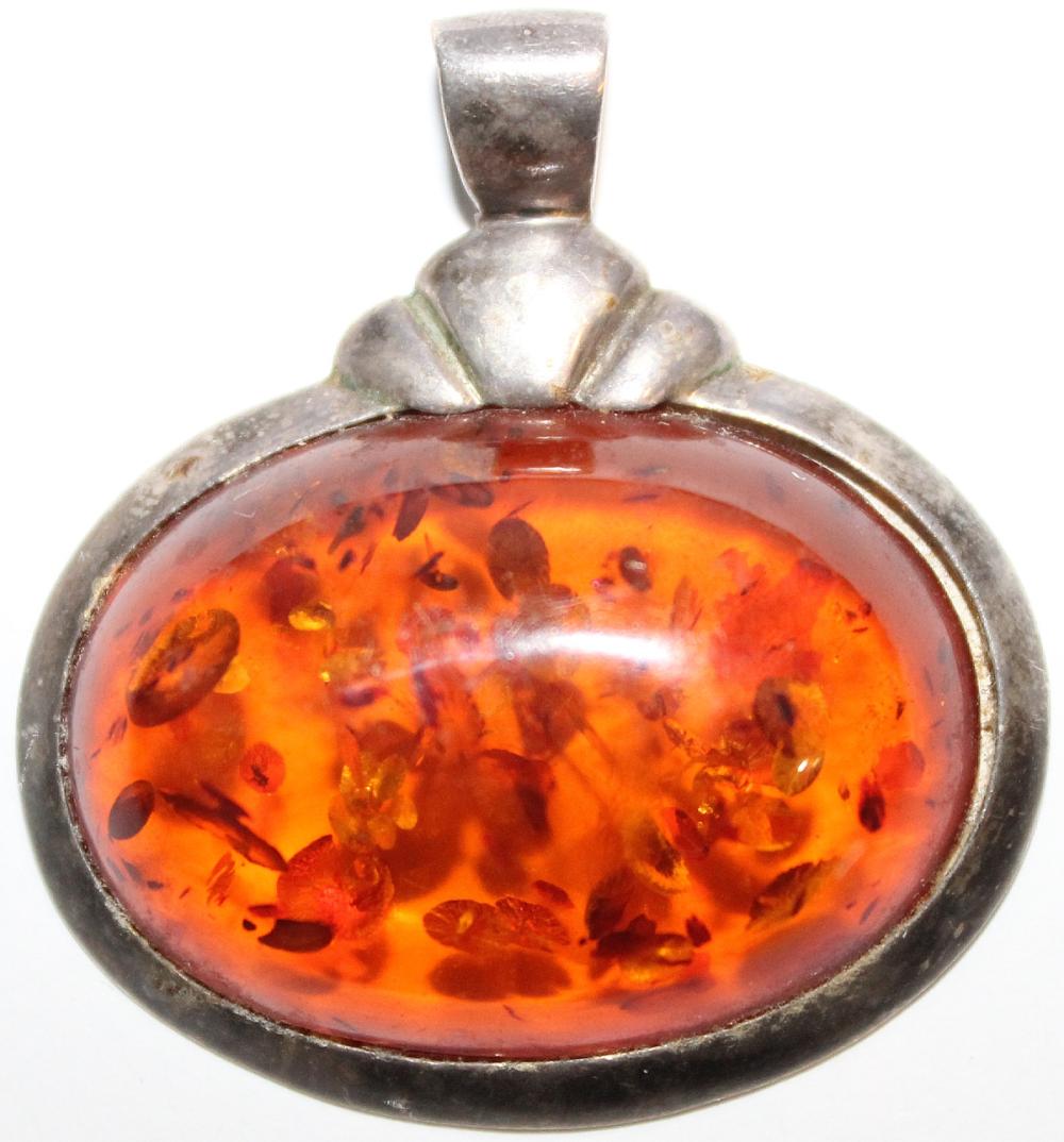 Vintage Amber Pendant set i... image