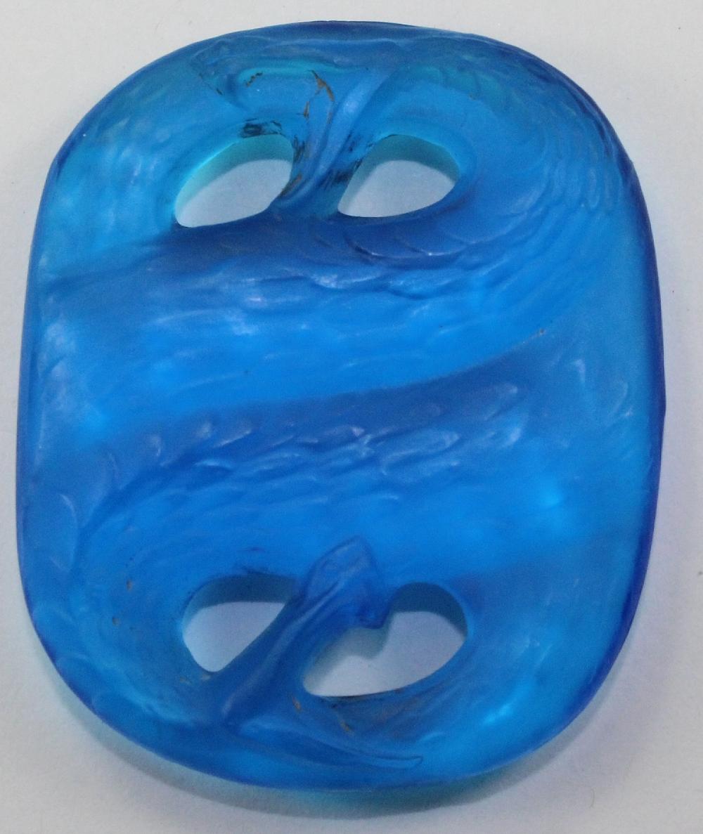 Blue Glass Pendant with Ser... image