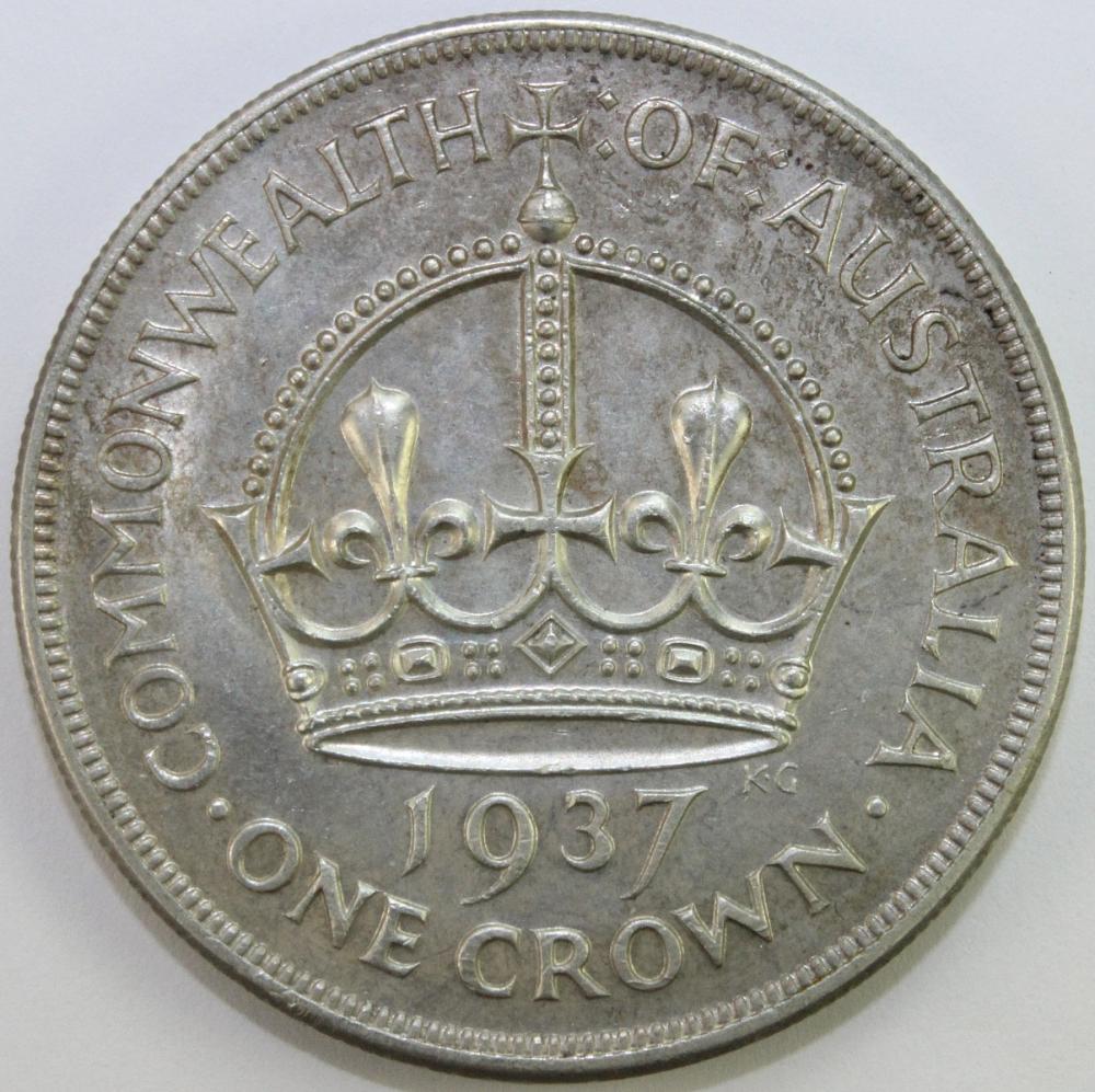 Australia. 1937 Crown, good... image