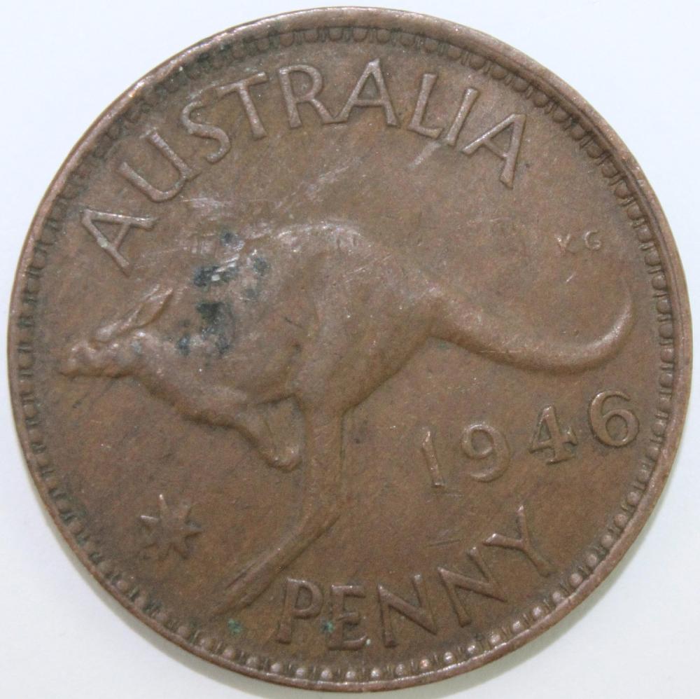 Australia. 1946 Penny, good... image