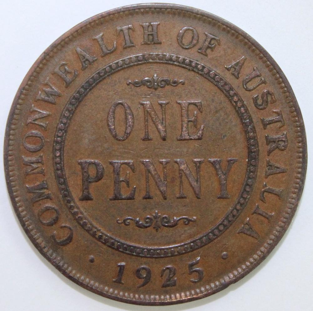 Australia. 1925 Penny, good... image