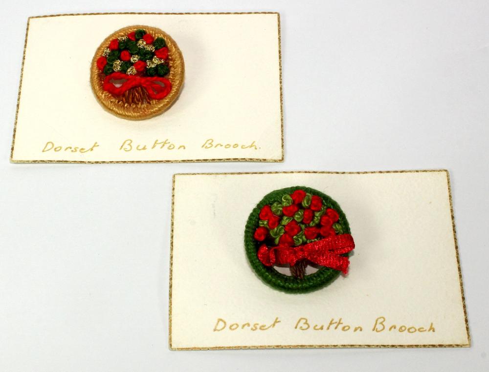 Dorset Wool Button Brooches... image