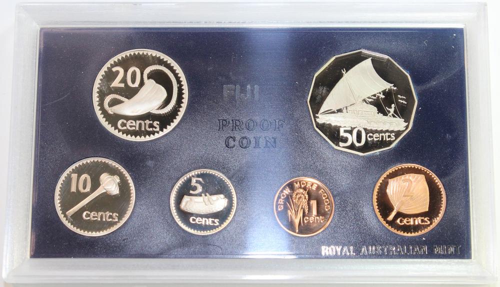 Fiji 1980 Proof Set, FDC (S... image