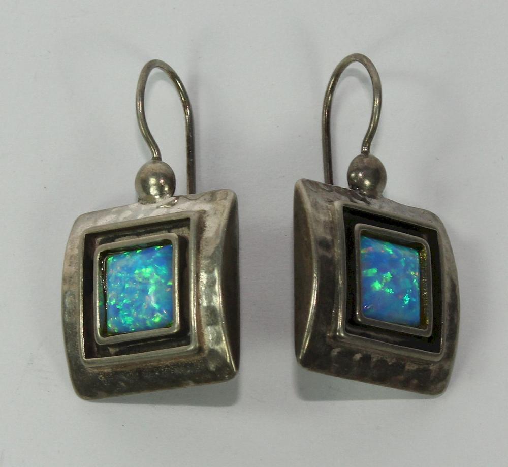 Synthetic Opal Hook Earring... image