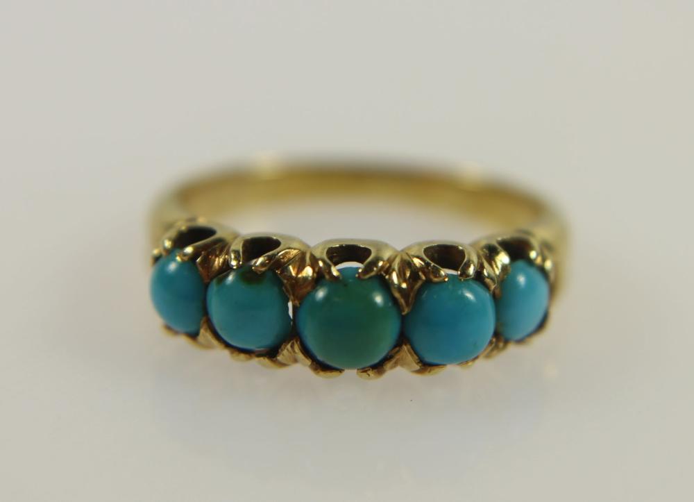 Beautiful Turquoise Bead Ri... image