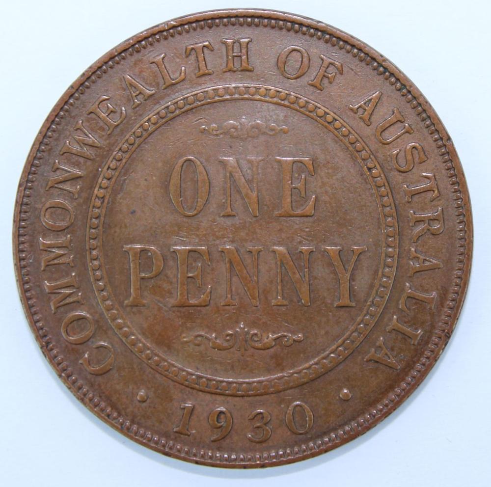 Australia 1930 Penny good V... image